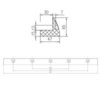 WATTSTUNDE&reg; MOUNT Solarmodul Halterung 67 wei&szlig;