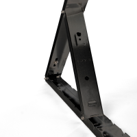 WATTSTUNDE&reg; Flachdach Solarmodul Halterung HST120 schwarz