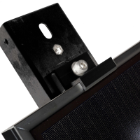 WATTSTUNDE&reg; Flachdach Solarmodul Halterung HST120 schwarz