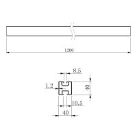 WATTSTUNDE&reg; Hausdachhalterung Schienen