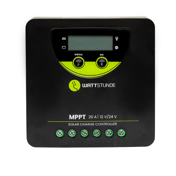 WATTSTUNDE&reg; 20 A 90 V MPPT Solar Laderegler WLR-BT 20.90 MPPT 12 / 24 V
