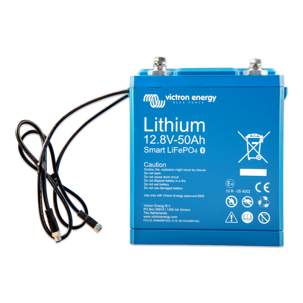 Victron Smart Lithium 50 Ah Batterie LiFePO4 12,8V