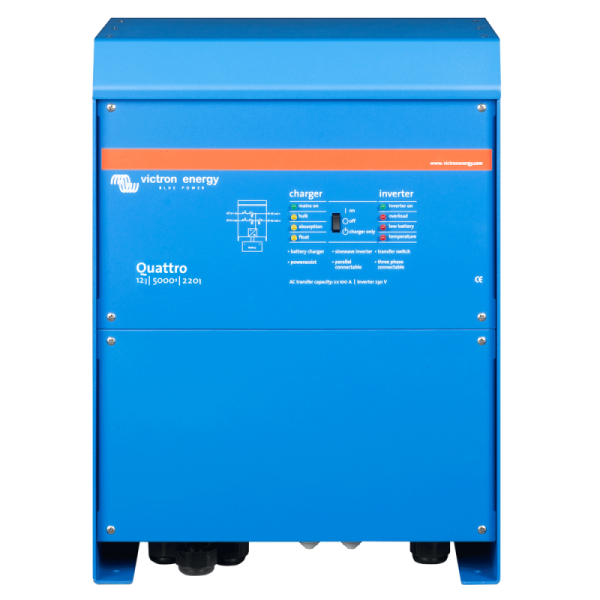 Victron Quattro 12/5000/220 Wechselrichter 4000W und Ladeger&auml;t