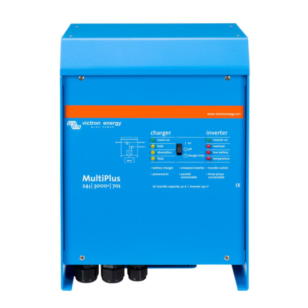 Victron MultiPlus 24/3000/70 Wechselrichter 2400W und Ladeger&auml;t 70A