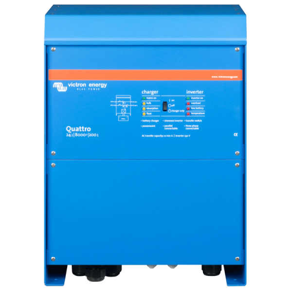 Victron Quattro 24/8000/200 Wechselrichter 6500W und Ladeger&auml;t 24V