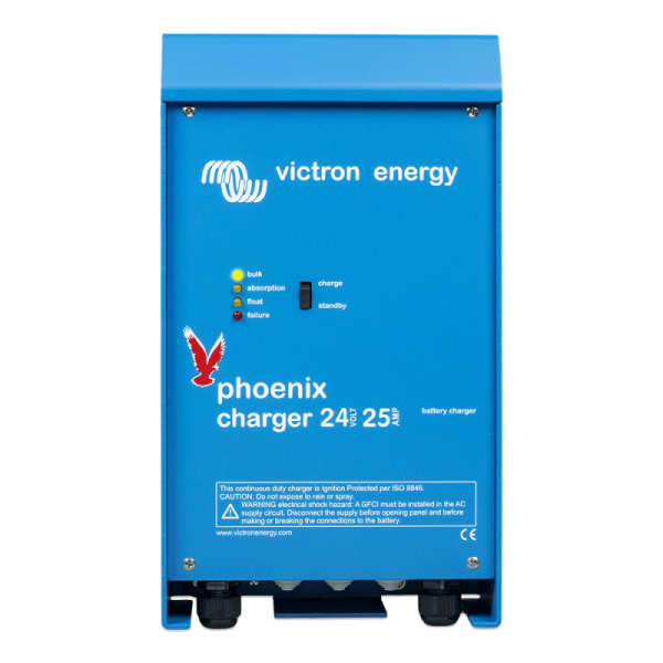 Victron Phoenix Charger 24/25 (2+1) 120-240V Batterieladeger&auml;t 25A 24V