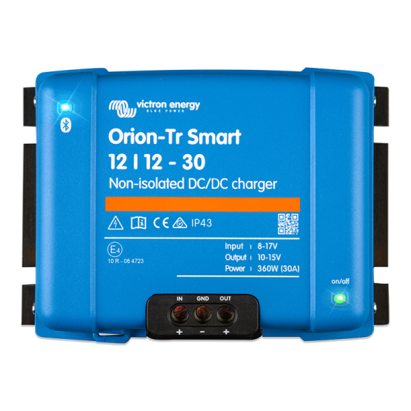 Victron Orion-Tr Smart 12/12-30A DC-DC Ladeger&auml;t nicht isoliert (360W)