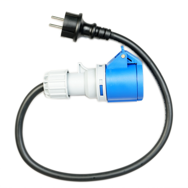 WATTSTUNDE&reg; CEE-Adapterkabel CEE weiblich/Schuko 50 cm, 16 A