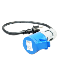 WATTSTUNDE&reg; CEE-Adapterkabel CEE weiblich/Schuko 50...