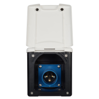 WATTSTUNDE&reg; CEE-Einbausteckdose Wei&szlig; mit...