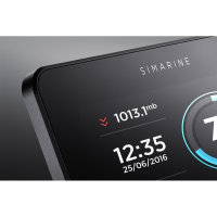 Simarine PICO Batteriemonitor - mit Rahmen schwarz