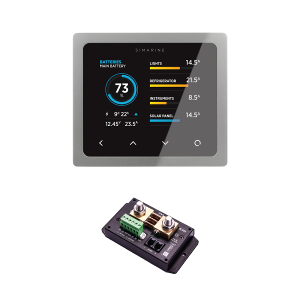 Simarine PICO One Set Rev2 - Batteriemonitor und Shunt Silber
