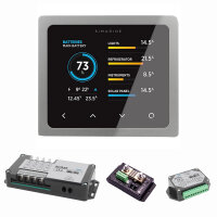 Simarine PICO Blue Set Rev23 - Silber mit Einbaurahmen