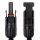 WATTSTUNDE&reg; Flachbandkabel Typ-MC4/Typ-MC4 50 cm schwarz