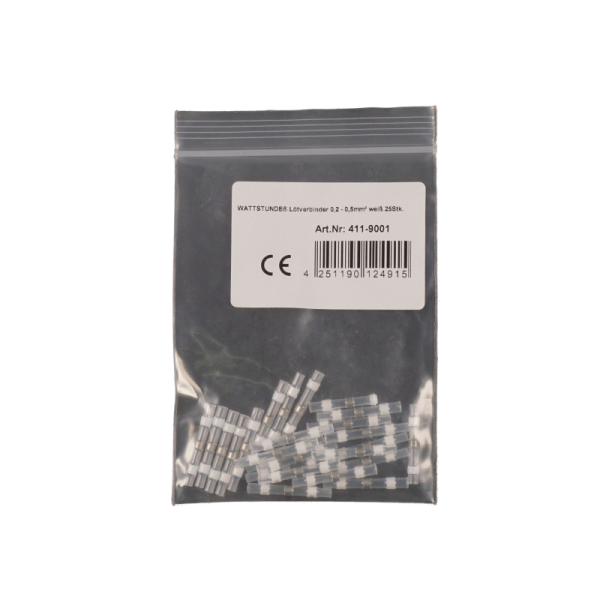 WATTSTUNDE&reg; L&ouml;tverbinder 0,2 - 0,5 mm&sup2; wei&szlig; 25 Stk.