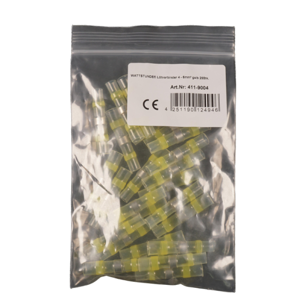 WATTSTUNDE&reg; L&ouml;tverbinder 4 - 6 mm&sup2; gelb 25 Stk.