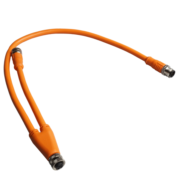 Super B CAN Kabel 0,4m Y-split gerade weiblich zu rechtwinklig m&auml;nnlich + weiblich