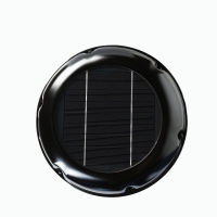 WATTSTUNDE&reg; AERO Solarl&uuml;fter mit Akku rund, schwarz