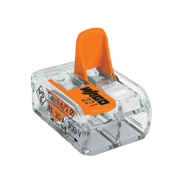 WAGO Verbindungsklemme flexibel bis 6mm&sup2; - 221-612