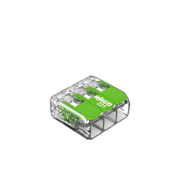 WAGO Verbindungsklemme Green Range flexibel bis 4mm&sup2; - 221-423