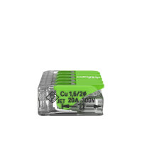 WAGO Verbindungsklemme Green Range flexibel bis 4mm&sup2; - 221-425