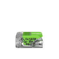 WAGO Verbindungsklemme Green Range flexibel bis 4mm&sup2; - 221-423 | 50er Pack