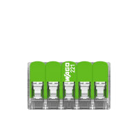 WAGO Verbindungsklemme Green Range flexibel bis 4mm&sup2; - 221-425 | 25er Pack