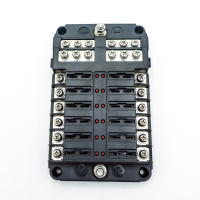 WATTSTUNDE&reg; Plus Distributor 12 mit je 4 x 5 A, 10 A, 15 A, 20 A Flachsicherungen