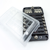WATTSTUNDE&reg; Plus Distributor 12 mit je 4 x 5 A, 10 A, 15 A, 20 A Flachsicherungen