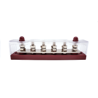 WATTSTUNDE&reg; Busbar 6xM8 150A / 70V rot