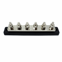 WATTSTUNDE&reg; Busbar 6xM8 300 A / 70 V schwarz