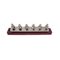 WATTSTUNDE&reg; Busbar 6xM8 300 A / 70 V rot