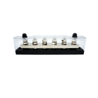 WATTSTUNDE&reg; Busbar 6xM8 450 A / 70 V schwarz