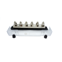 WATTSTUNDE&reg; Busbar 6xM8 450 A / 70 V schwarz