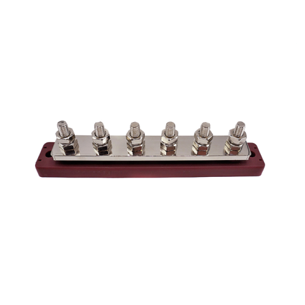 WATTSTUNDE&reg; Busbar 6xM8 450 A / 70 V rot