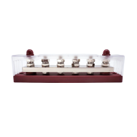 WATTSTUNDE&reg; Busbar 6xM8 450 A / 70 V rot