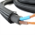 WATTSTUNDE&reg; Geflechtsschlauch offen 13 mm schwarz 5 Meter